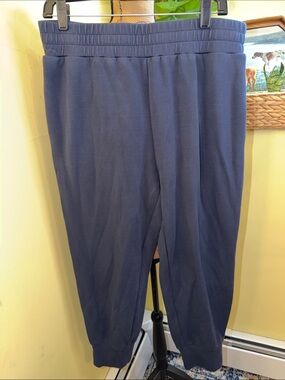 Varley DoubleSoft Navy Lounge The Slim Cuff Pant Jogger XLarge XL